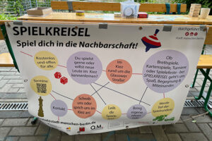 Spielen für Erwachsene auf dem Kranoldplatz