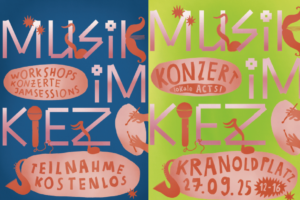 Neues Projekt „MusiKIEZieren“ startet mit Konzert am 27. September 2025