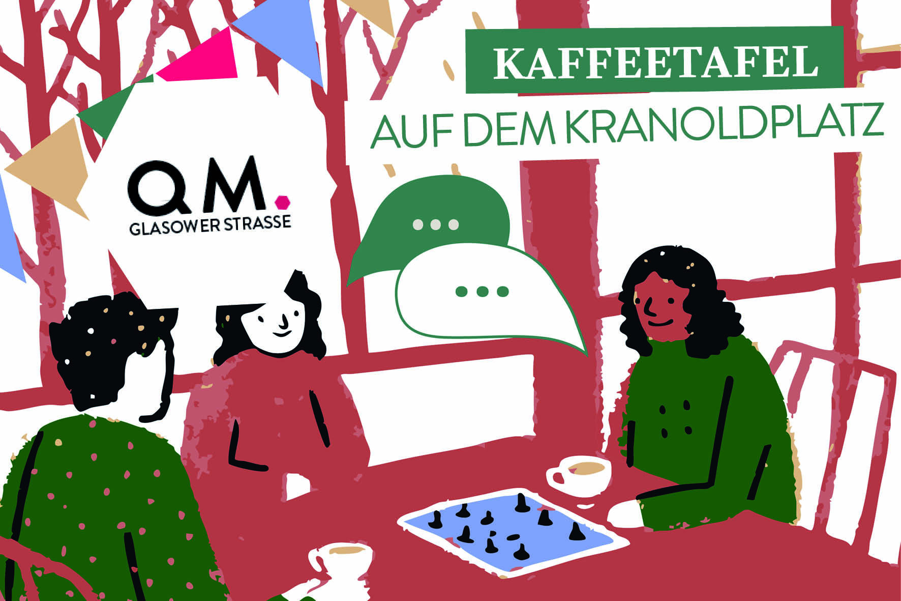 Kaffeetafel und Spielefest auf dem Kranoldplatz!