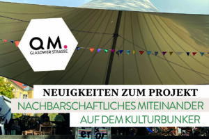 Einladung ins Nachbarschaftscafé auf dem Kulturbunker